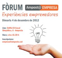 Amposta Empresa configura el segon Fòrum Experiències Emprenedores per al 4 de desembre