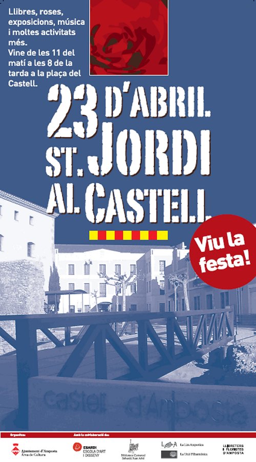 Ajuntament d´Amposta > Comunicació > Diada de Sant Jordi al Castell