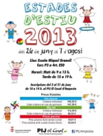 Inscripcions a les Estades d’Estiu 2013