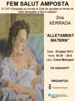 2a XERRADA FEM SALUT AMPOSTA: ALLETAMENT MATERN