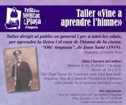 TALLER «VINE A APRENDRE L´HIMNE»