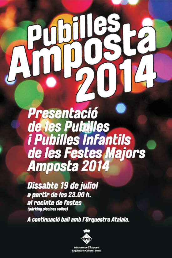 Ajuntament d´Amposta > Comunicació > Presentació de les Pubilles de Festes Majors d’Amposta 2014