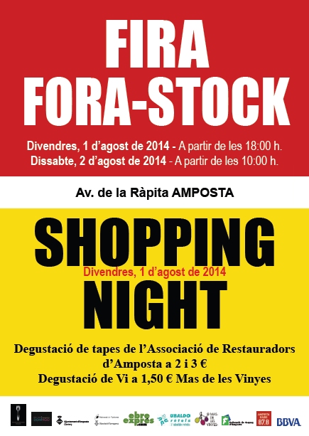 Ajuntament d´Amposta > Comunicació > FIRA FORA-STOCK / SHOPPING NIGHT