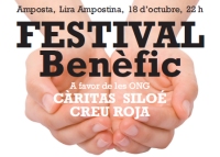 Festival benèfic a favor de les ONG Càritas, Siloé i Creu Roja