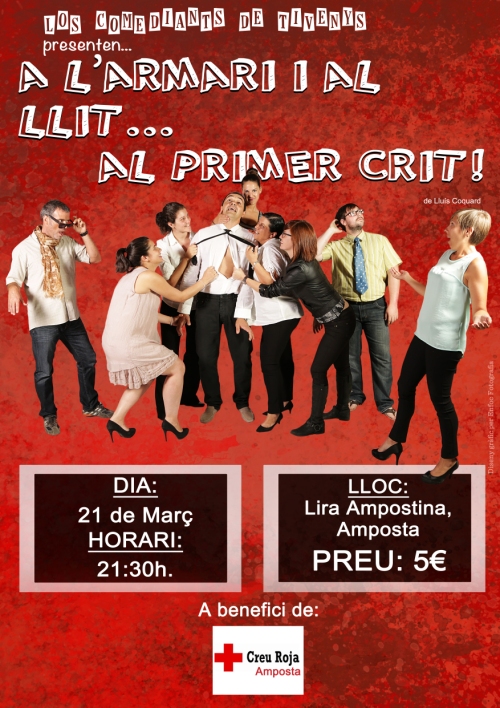 Ajuntament d´Amposta > Comunicació > Teatre solidari amb «A l’armari i al llit .... al primer crit»