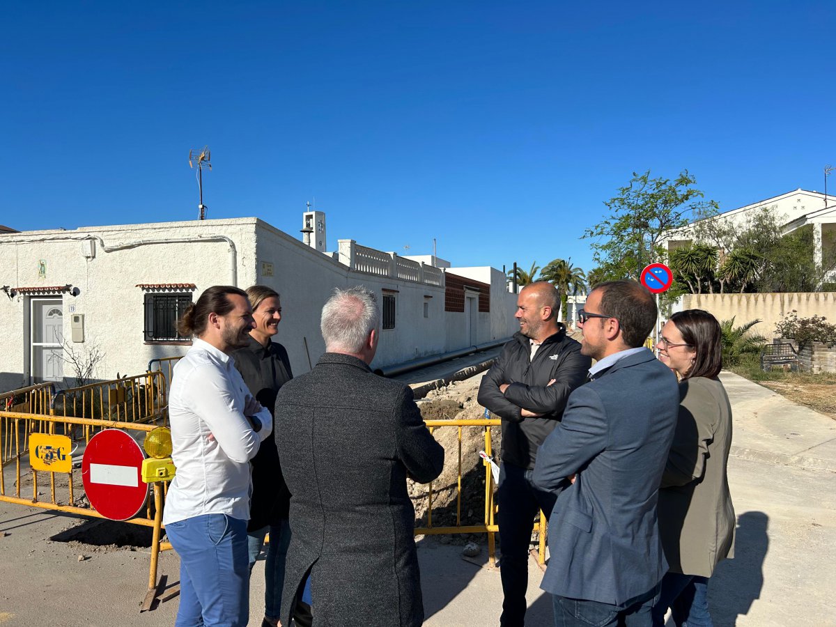 Avança a bon ritme la primera fase de la renovació del clavegueram del Poble Nou