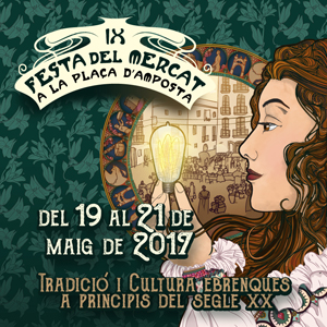 La novena edició de la Festa del Mercat, dedicada a l’arribada de la llum, ja té cartell