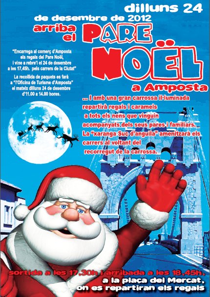 Ajuntament d´Amposta > Comunicació > Arribada del Pare Noël