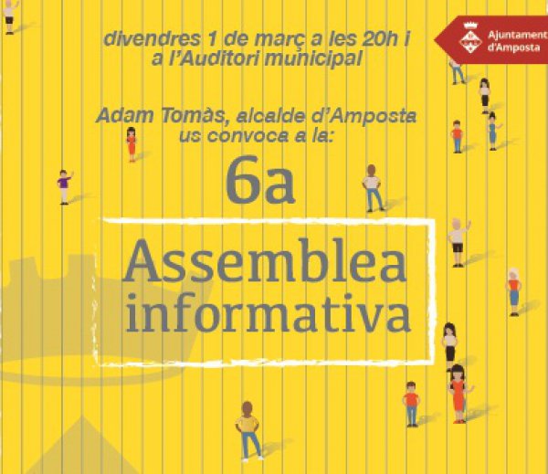 Convocada l’última assemblea informativa del mandat 