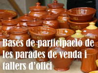 Bases per a la participació en la Festa del Mercat a la Plaça d’Amposta Parades de venda i tallers d’ofici