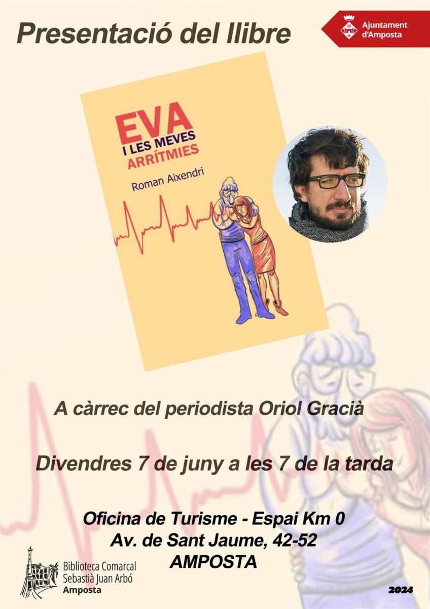 Presentació del llibre "Eva i les meves arrítmies", de Roman Aixendri.