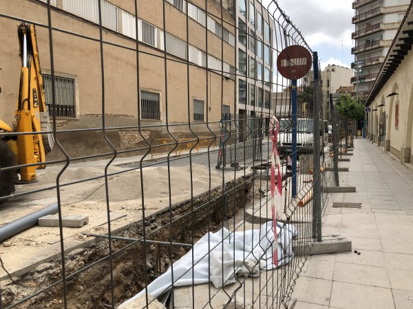 Comencen les obres de connexió dels pluvials al carrer Tarragona