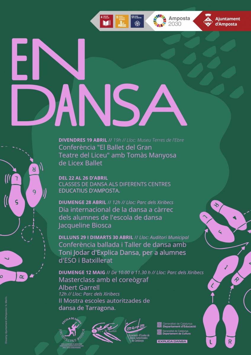 El Dia Internacional de la Dansa se celebra amb xerrades i tallers per a totes les edats