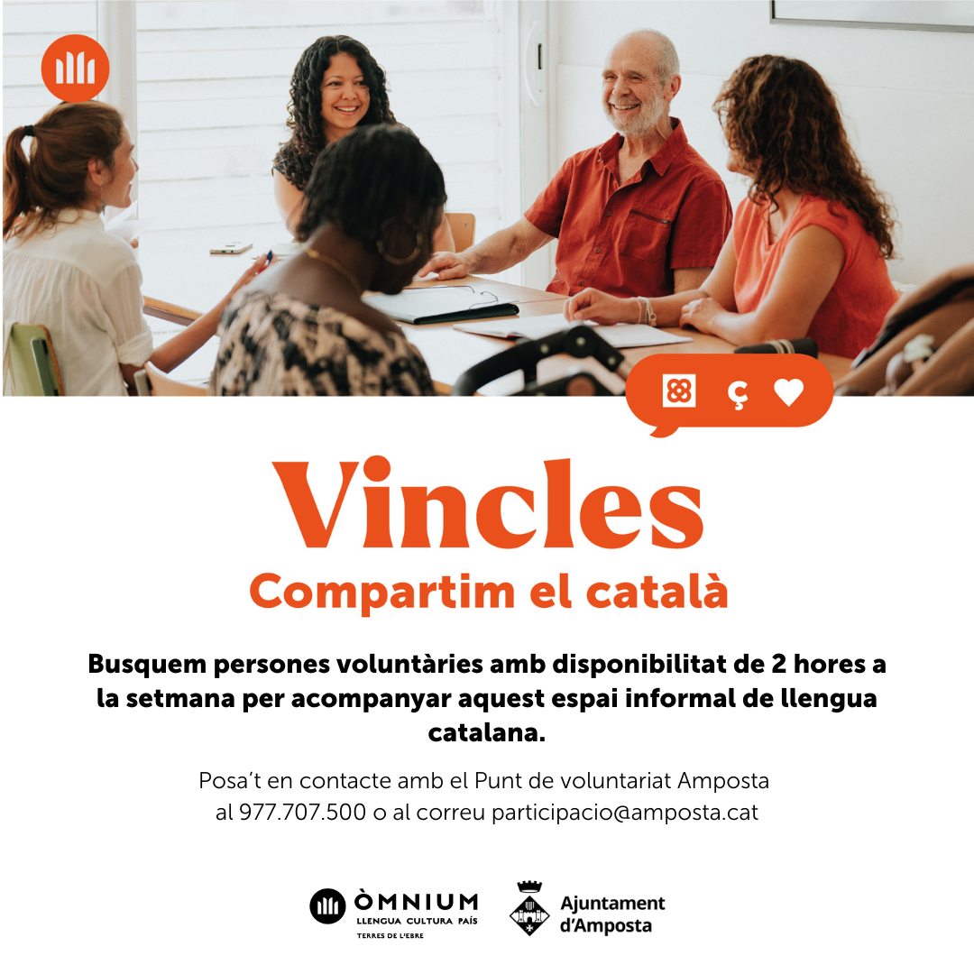 Crida al voluntariat: Vincles compartim el català!