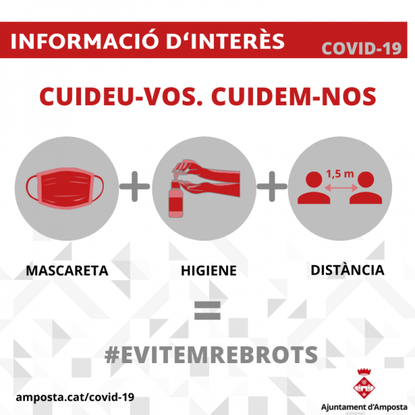 L’Ajuntament intensificarà les mesures de control i prevenció per evitar nous contagis