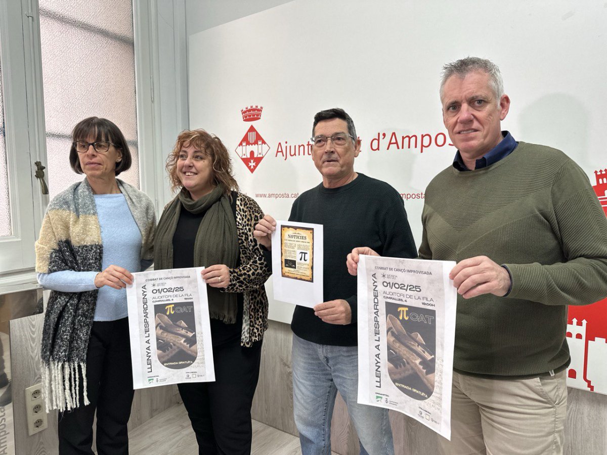 Amposta acollirà el primer combat de cançó improvisada de les Terres de l’Ebre