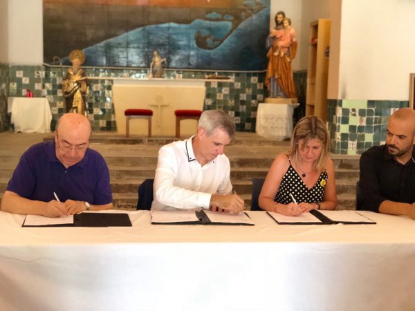 Ajuntament, Diputació i Bisbat acorden finançar la rehabilitació integral de l’Església del Poble Nou