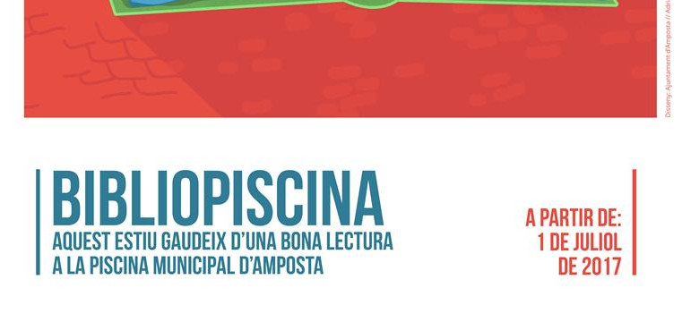 Aquest estiu gaudeix d’una bona lectura a la Piscina Municipal d’Amposta