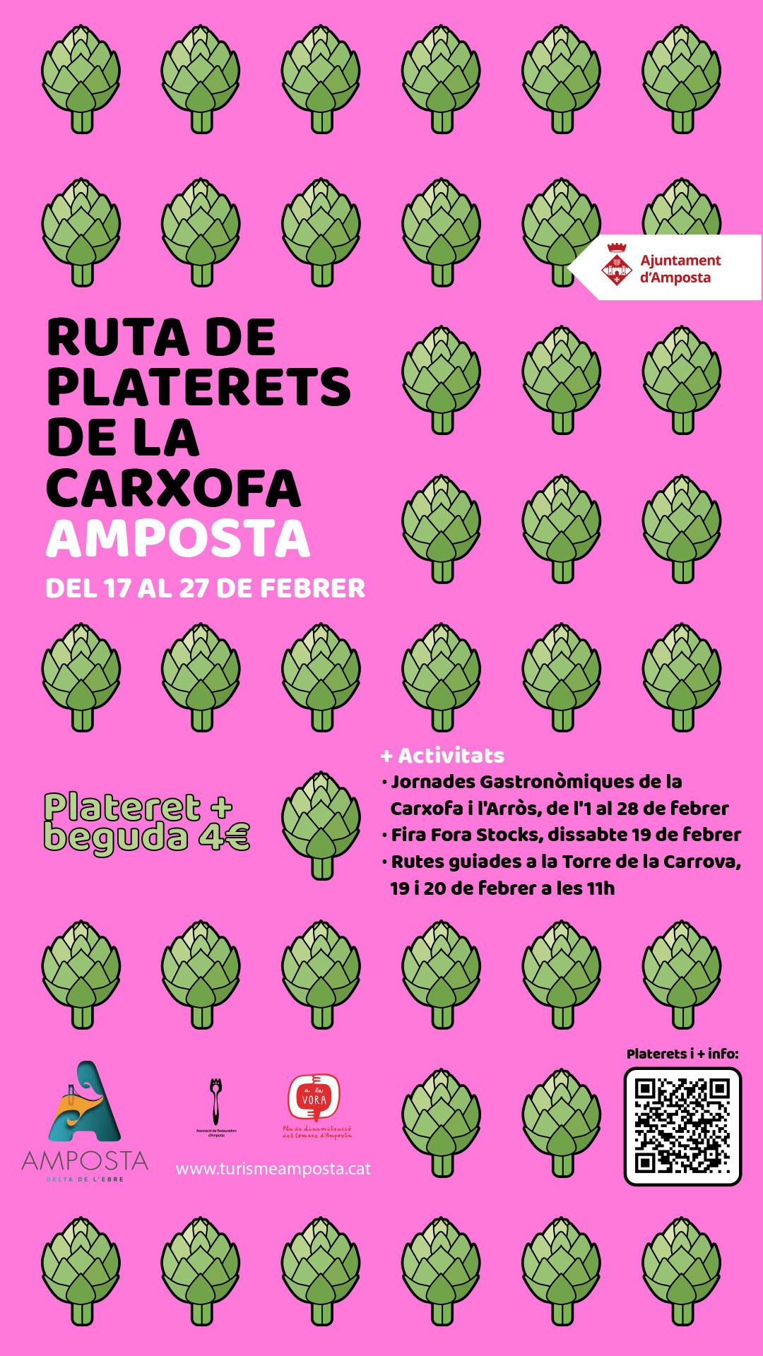 Ajuntament d´Amposta > agenda > Ruta de platerets de la carxofa