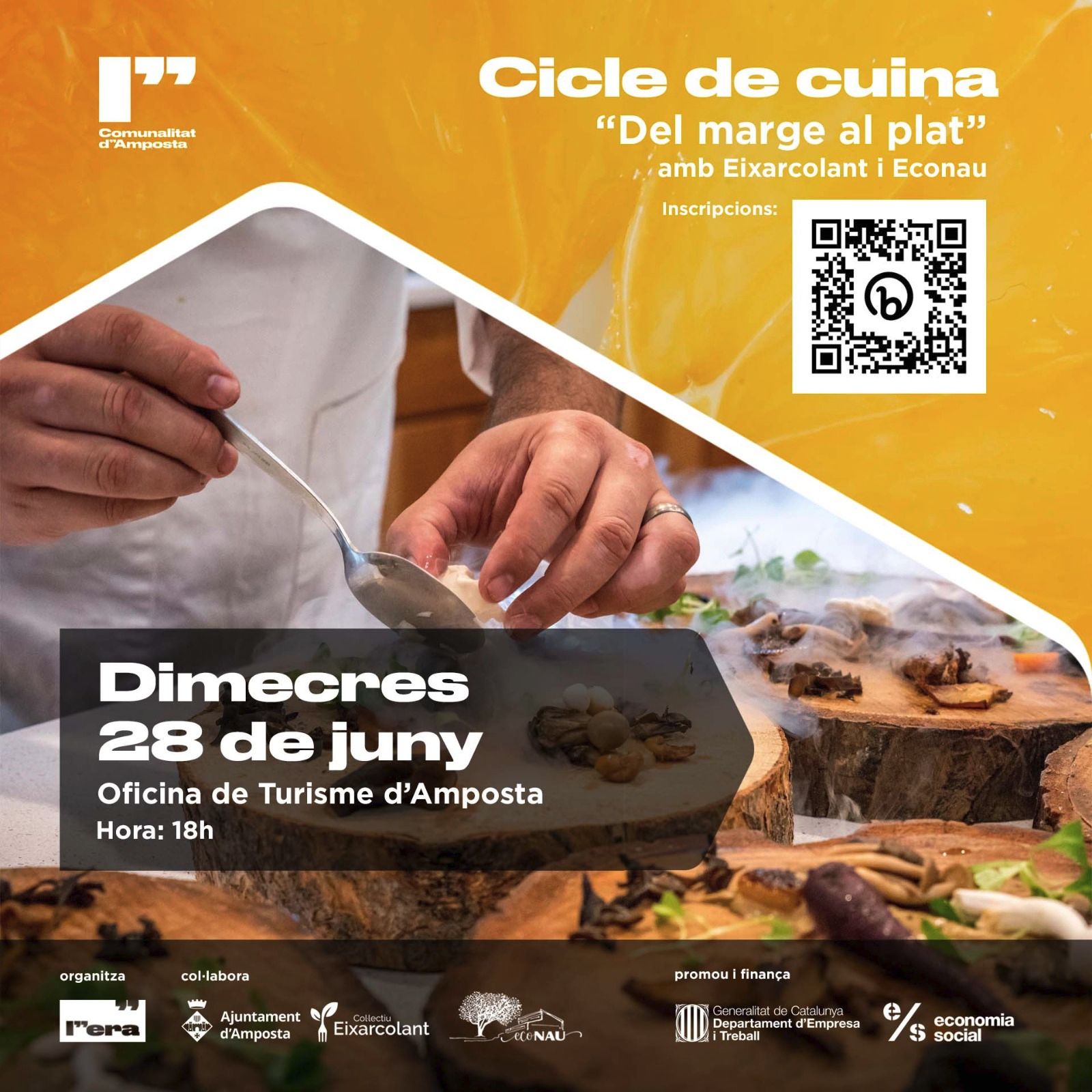 Ajuntament d´Amposta > agenda > Taller: "Del marge al plat". Cuina amb plantes silvestres i varietats tradicionals d’horta. 1a part