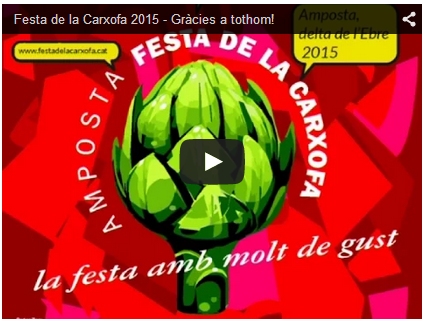 Ajuntament d´Amposta > Comunicació > Vídeo de la Festa de la Carxofa 2015 - Gràcies a tothom!